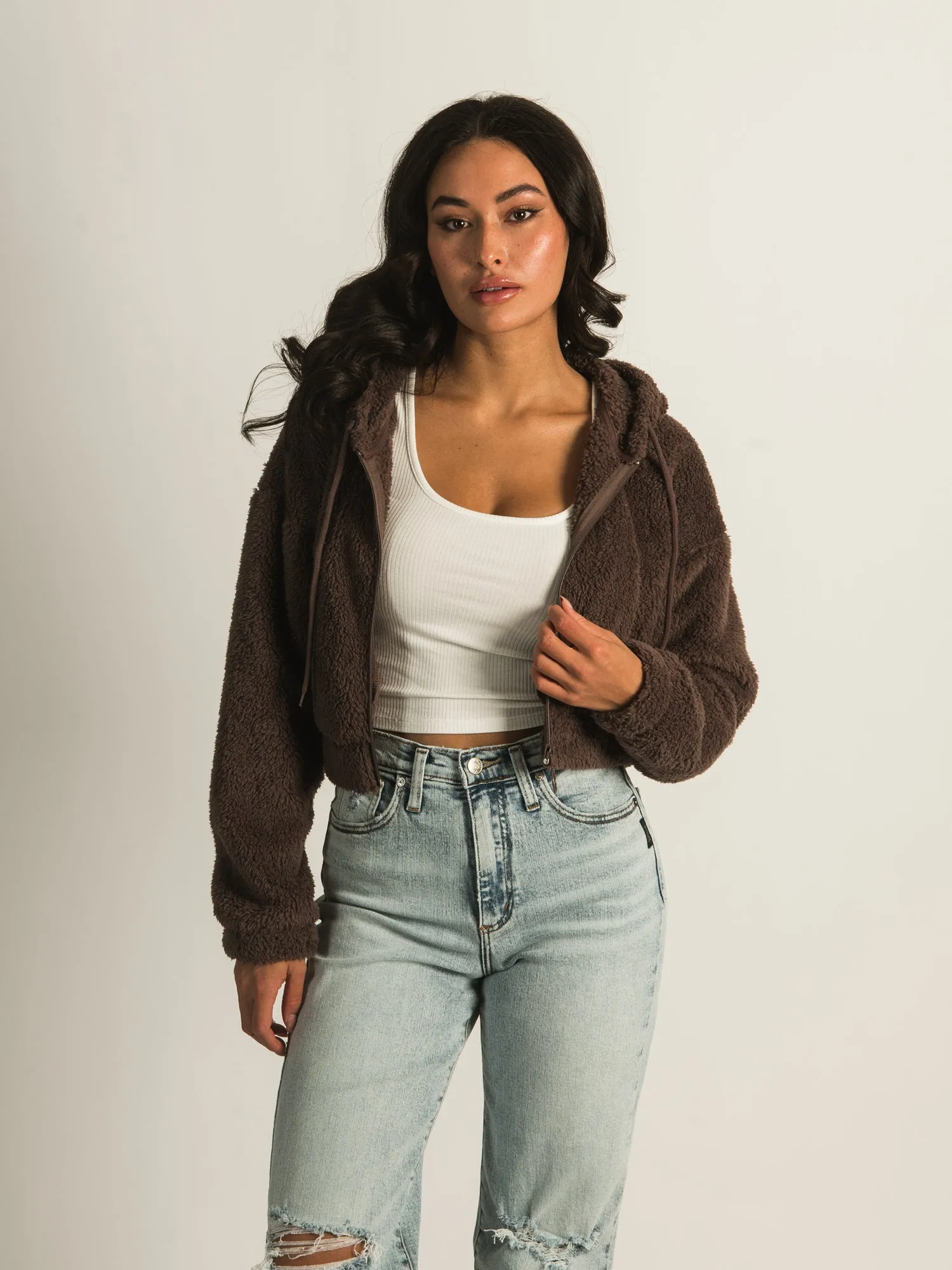 HARLOW MYA SHERPA HOODIE sold by Harlow