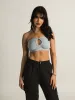 HARLOW TWIST HALTER TOP sold by Harlow