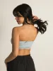HARLOW TWIST HALTER TOP sold by Harlow