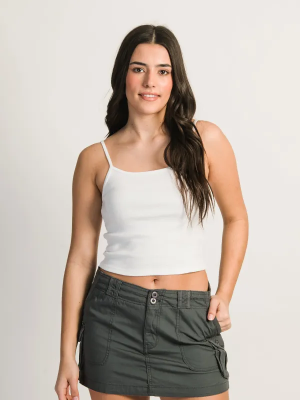 HARLOW SABRINA TANK TOP - WHITE sold by Harlow
