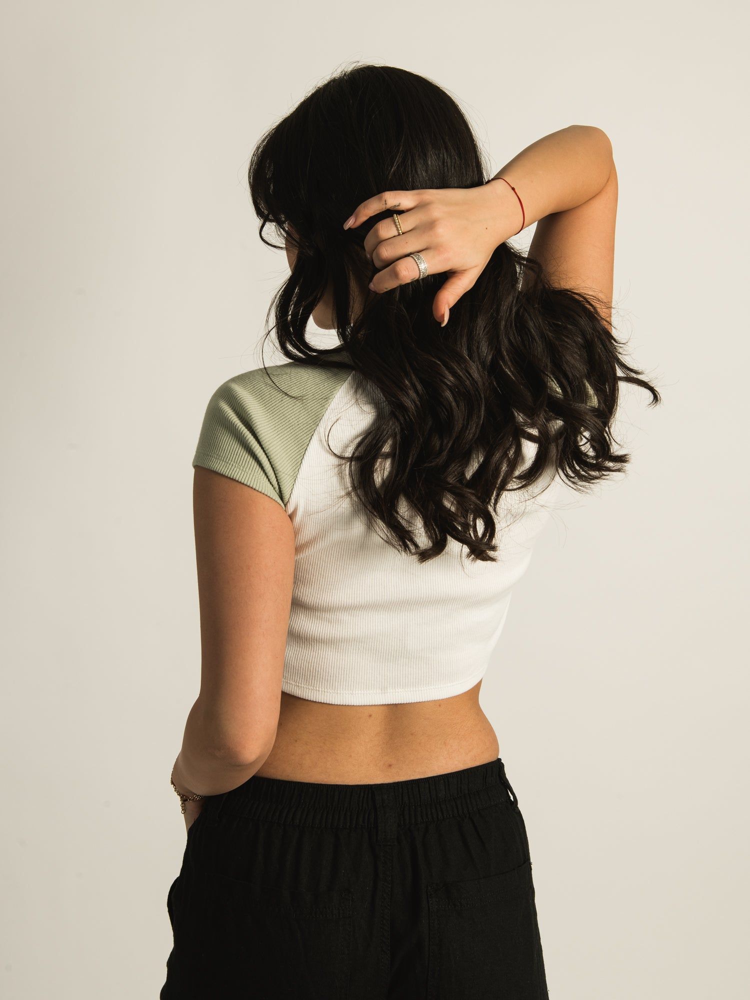 HARLOW COLOURBLOCK PRINT RAGLAN TEE sold by Harlow product image thumbnail 3