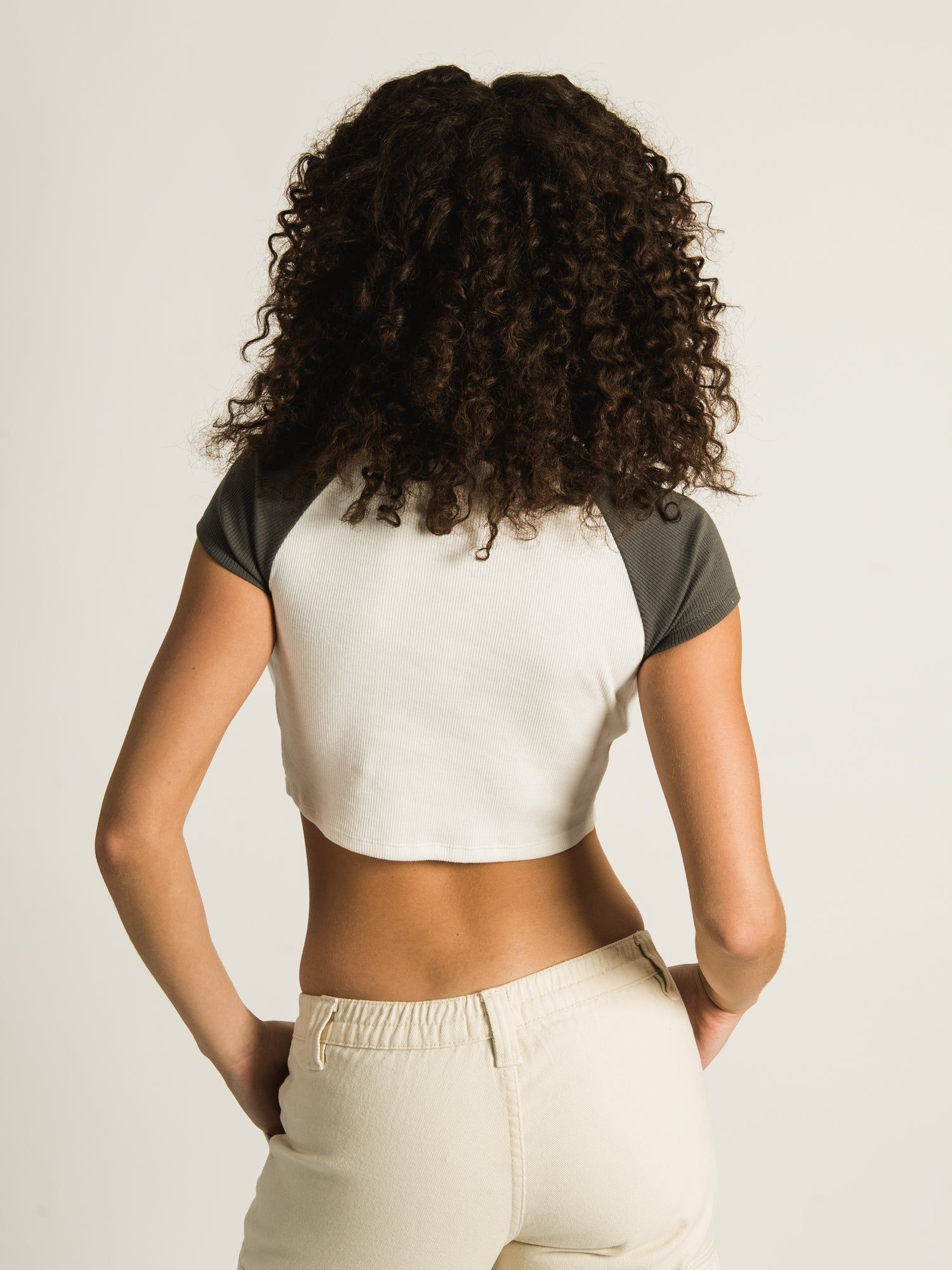 HARLOW COLOURBLOCK SOLID RAGLAN TEE sold by Harlow product image thumbnail 4