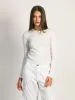 HARLOW TOMMY MELANGE LONG SLEEVE TEE - MALIBU sold by Harlow