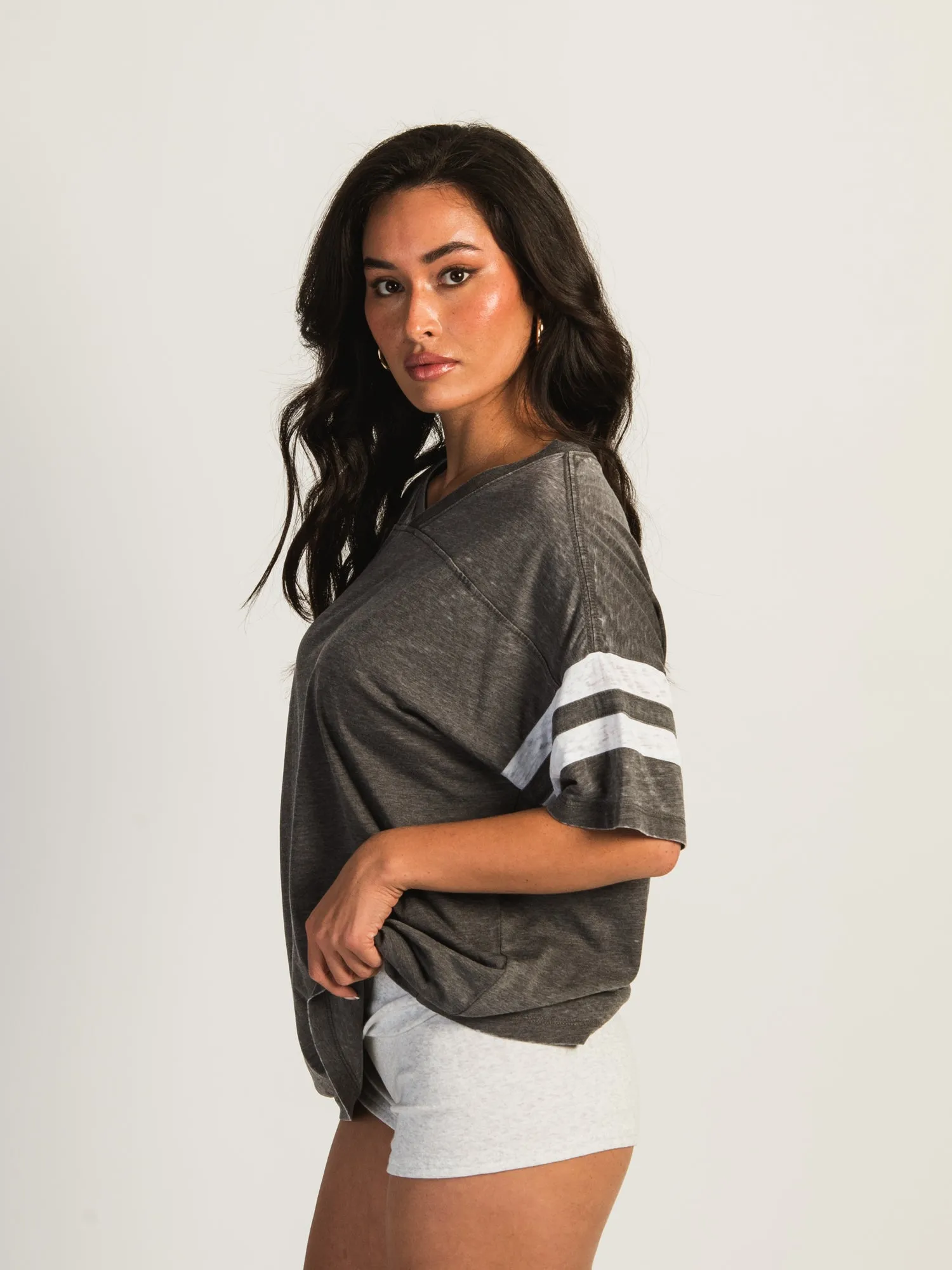 HARLOW BRADY TEE - CHARCOAL sold by Harlow product image thumbnail 4