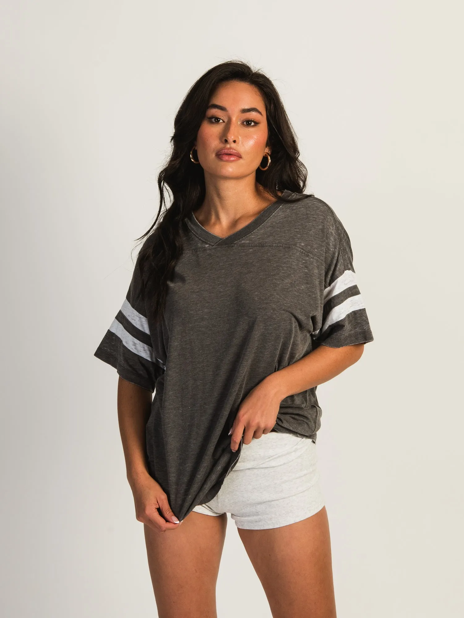 HARLOW BRADY TEE - CHARCOAL sold by Harlow product image thumbnail 3