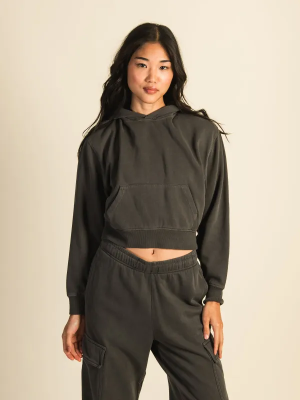 HARLOW BRE POPOVER HOODIE - CHARCOAL sold by Harlow
