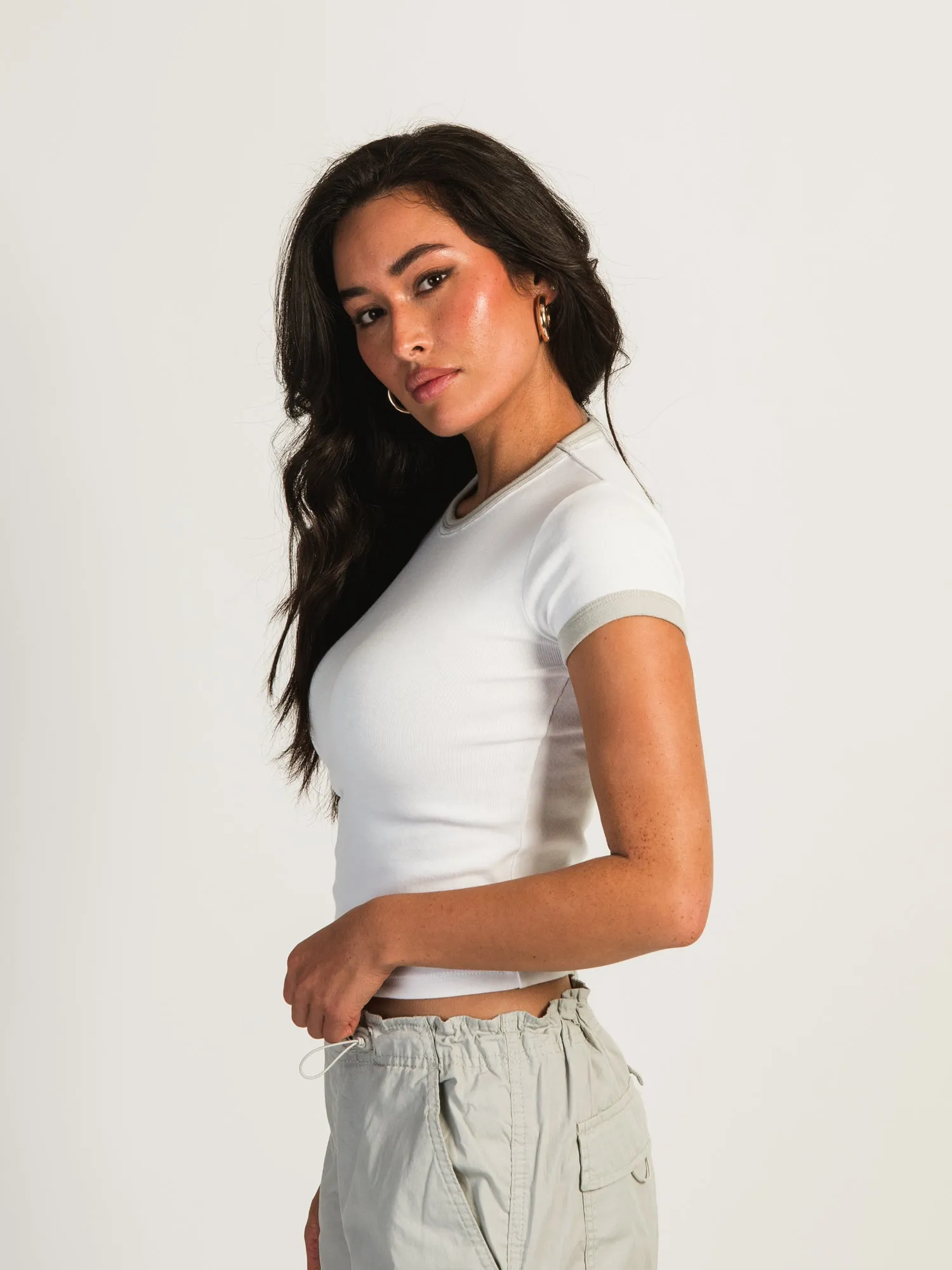HARLOW ALEX TEE - WHITE sold by Harlow product image thumbnail 3