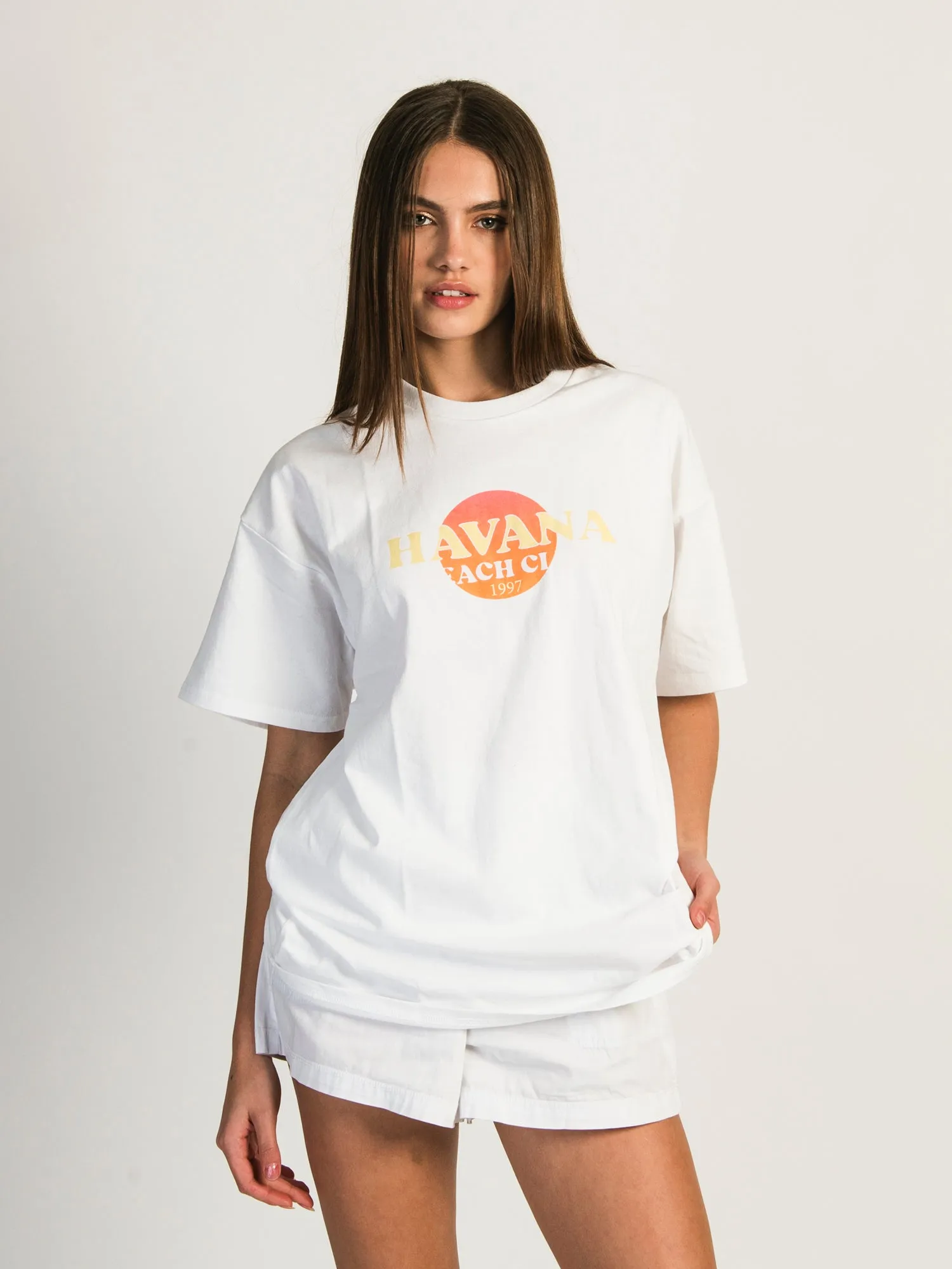 HARLOW SYDNEY OVERSIZED TEE - HAVANA sold by Harlow product image thumbnail 2