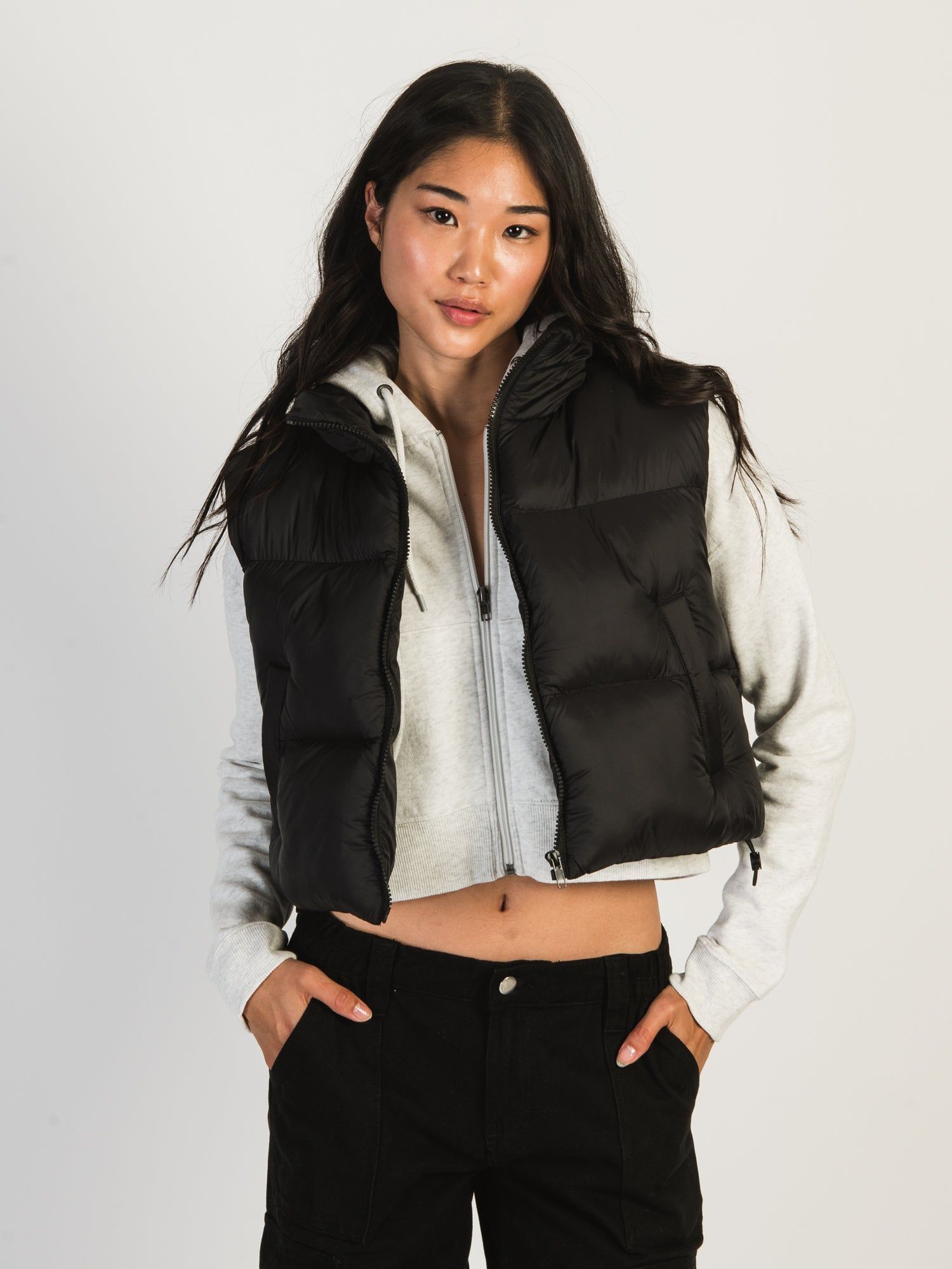 HARLOW PEGGY PUFFER VEST - BLACK sold by Harlow product image thumbnail 2