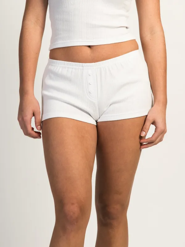 HARLOW MADELINE SHORT - WHITE sold by Harlow