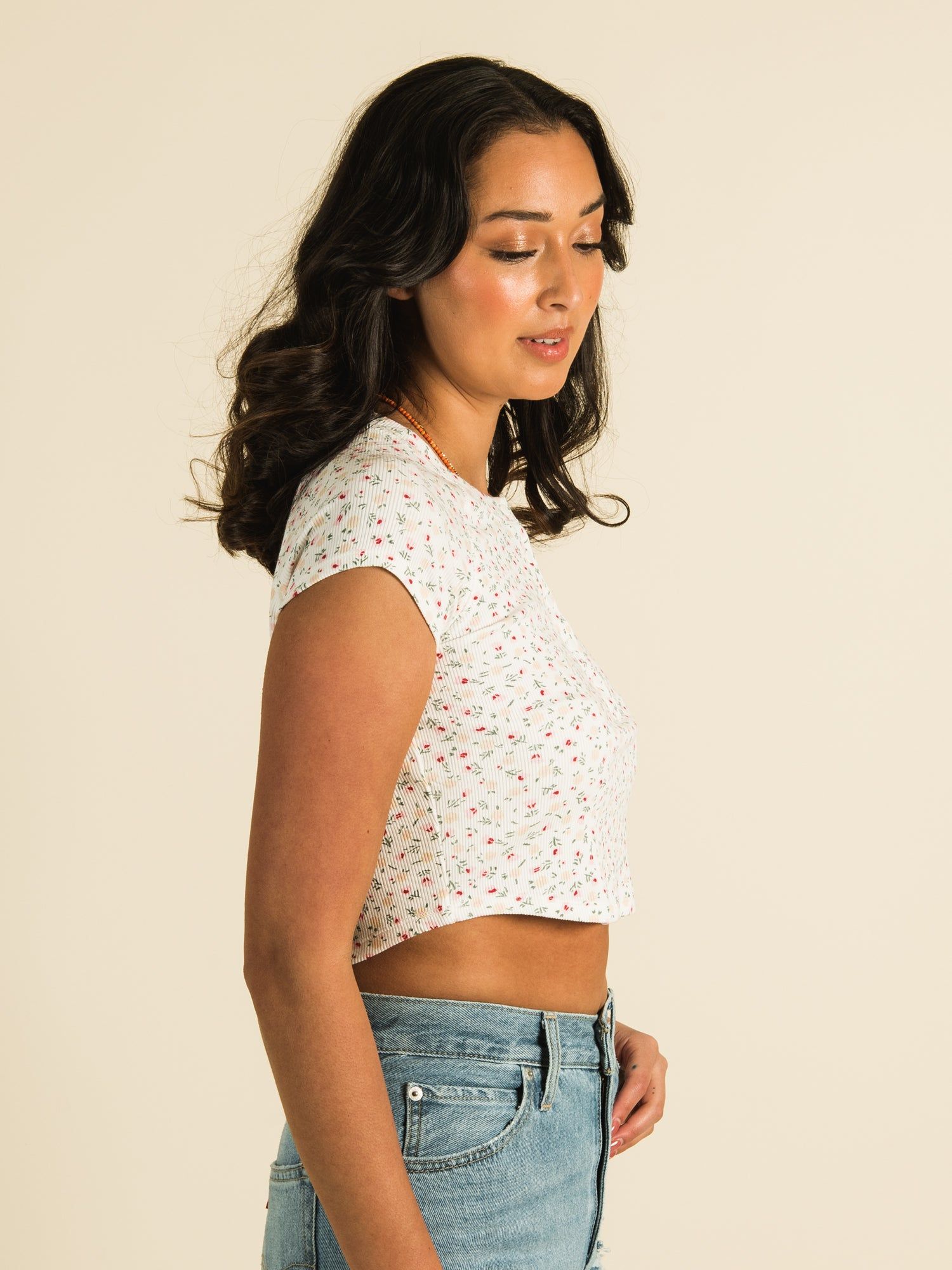 HARLOW RAGLAN SNAP DITSY T-SHIRT sold by Harlow product image thumbnail 2