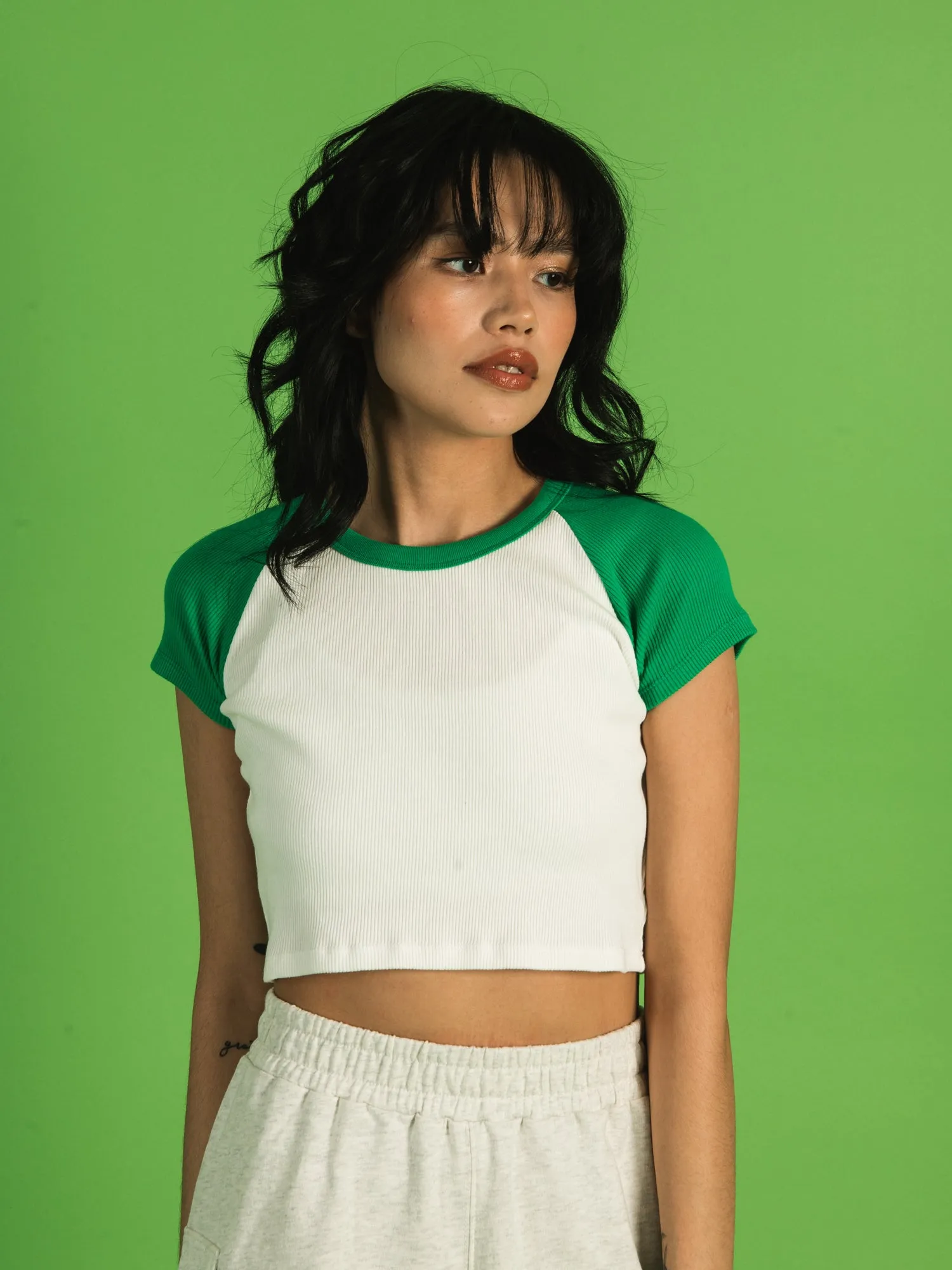 HARLOW COLOURBLOCK RAGLAN TEE sold by Harlow product image thumbnail 2