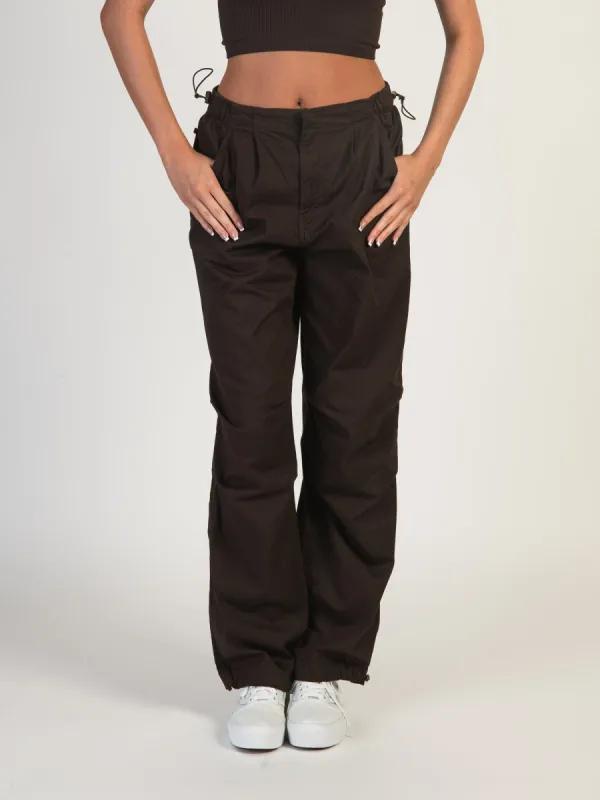 HARLOW PAXTON PARACHUTE PANT - CHOCOLATE sold by Harlow
