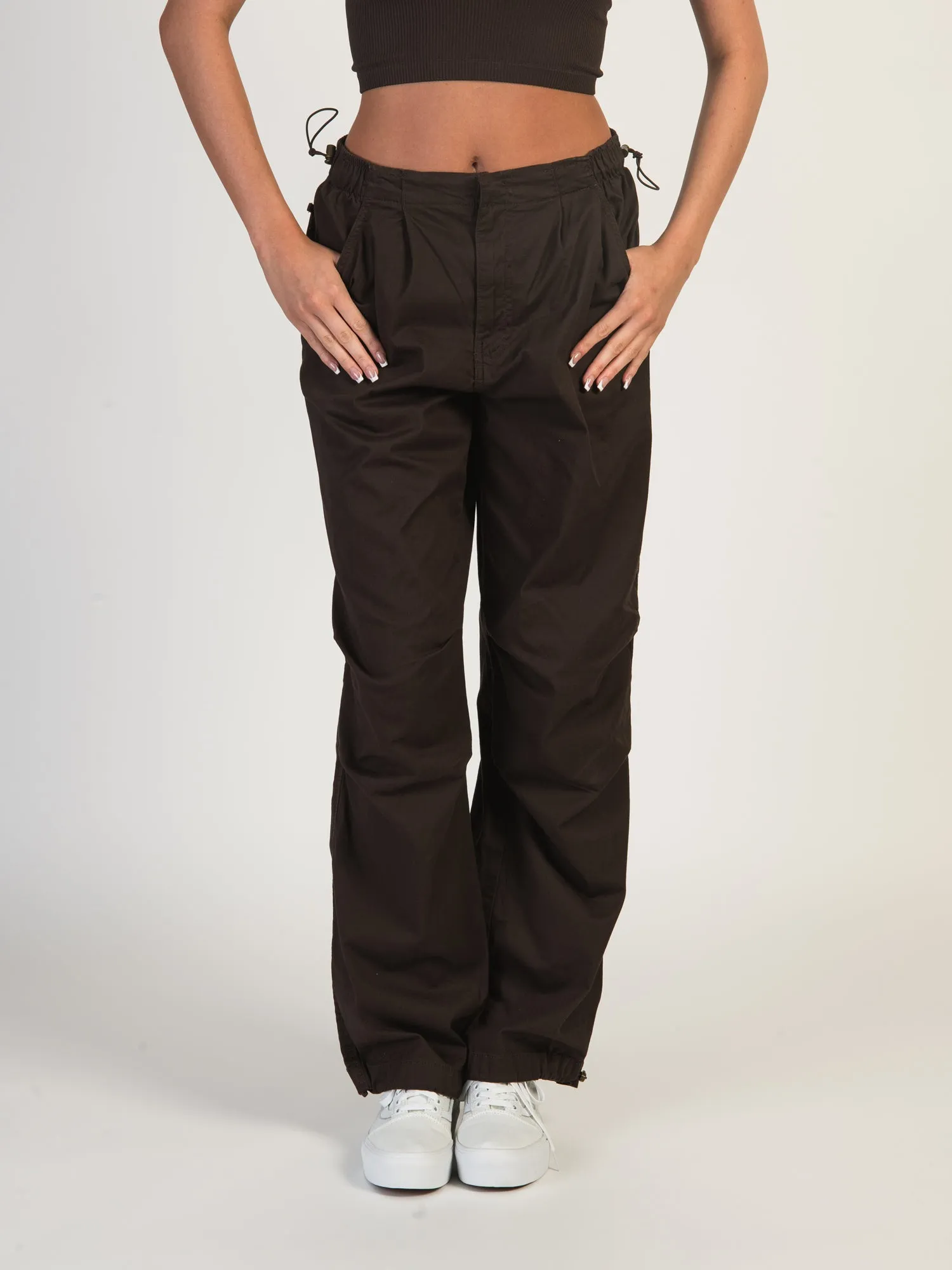 HARLOW PAXTON PARACHUTE PANT - CHOCOLATE sold by Harlow
