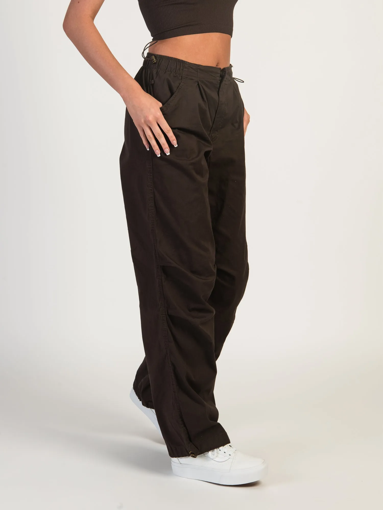 HARLOW PAXTON PARACHUTE PANT - CHOCOLATE sold by Harlow product image thumbnail 3