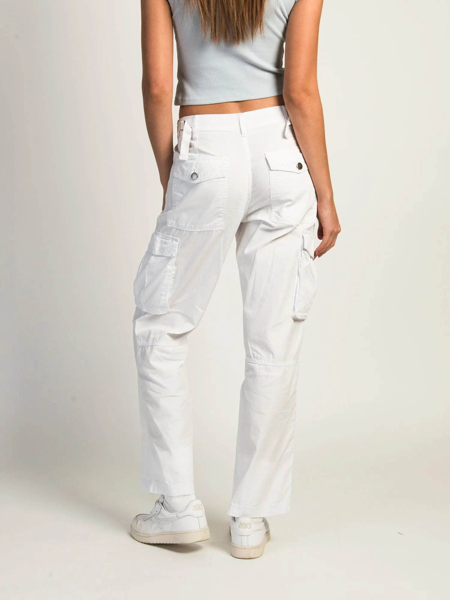 HARLOW PAIGE CARGO PANT - WHITE sold by Harlow product image thumbnail 4