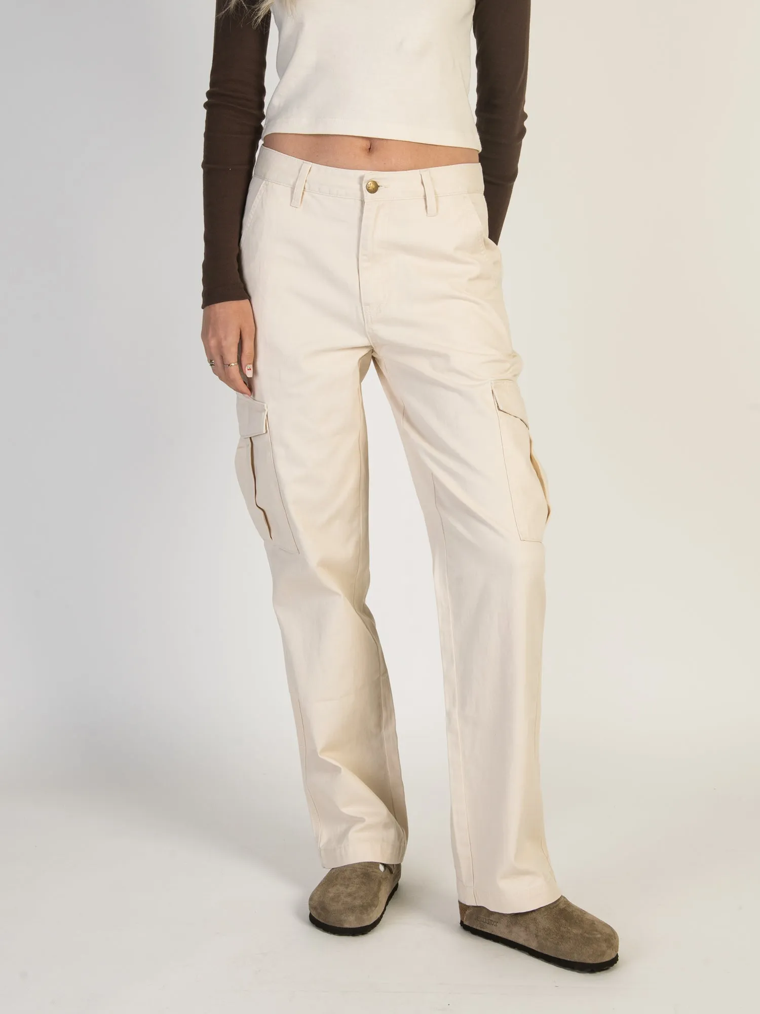 HARLOW DEE STRAIGHT FIT CARGO - WHITE sold by Harlow product image thumbnail 2