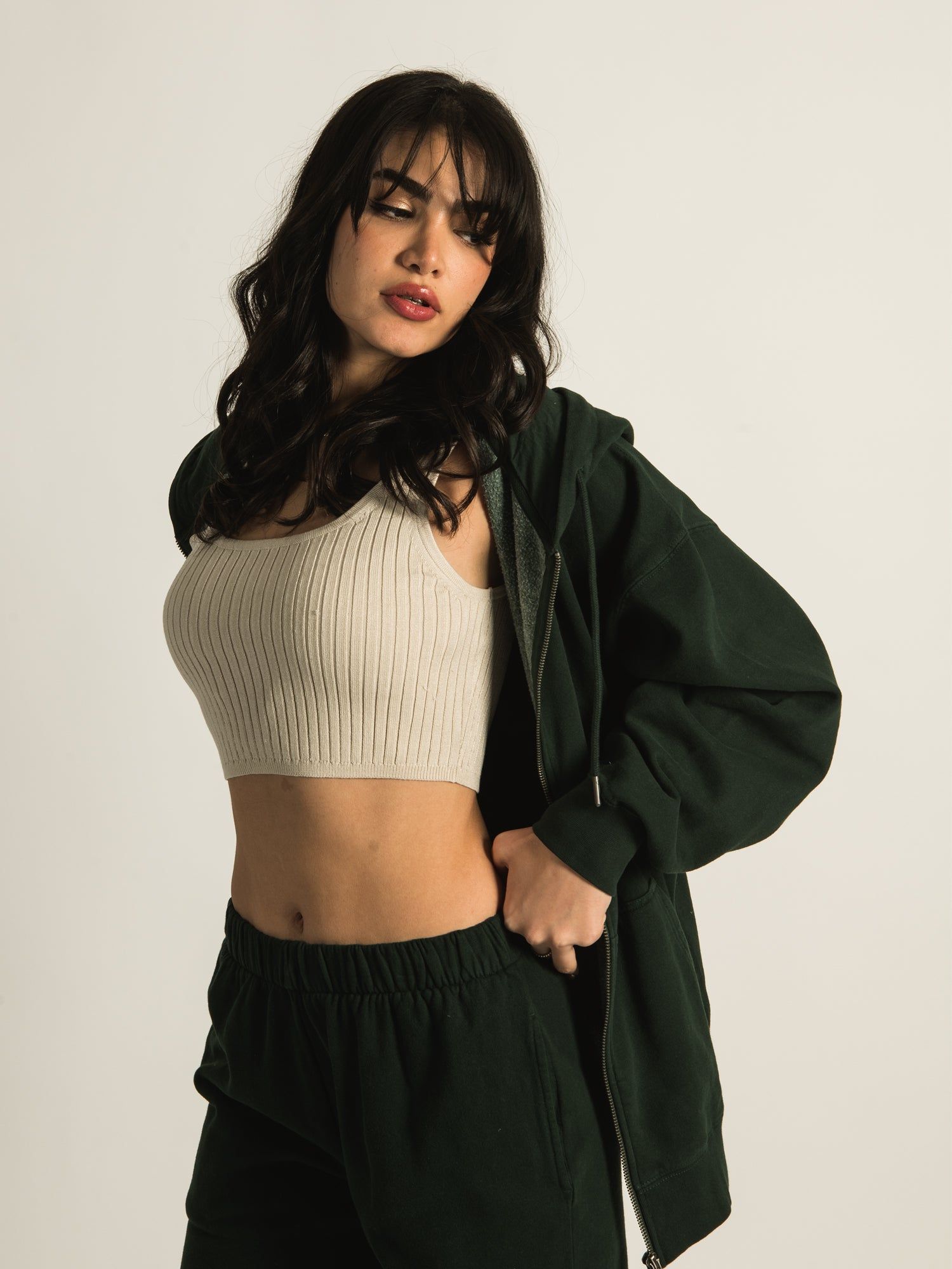 HARLOW MARIAH OVERSIZED ZIP UP HOODIE sold by Harlow product image thumbnail 5