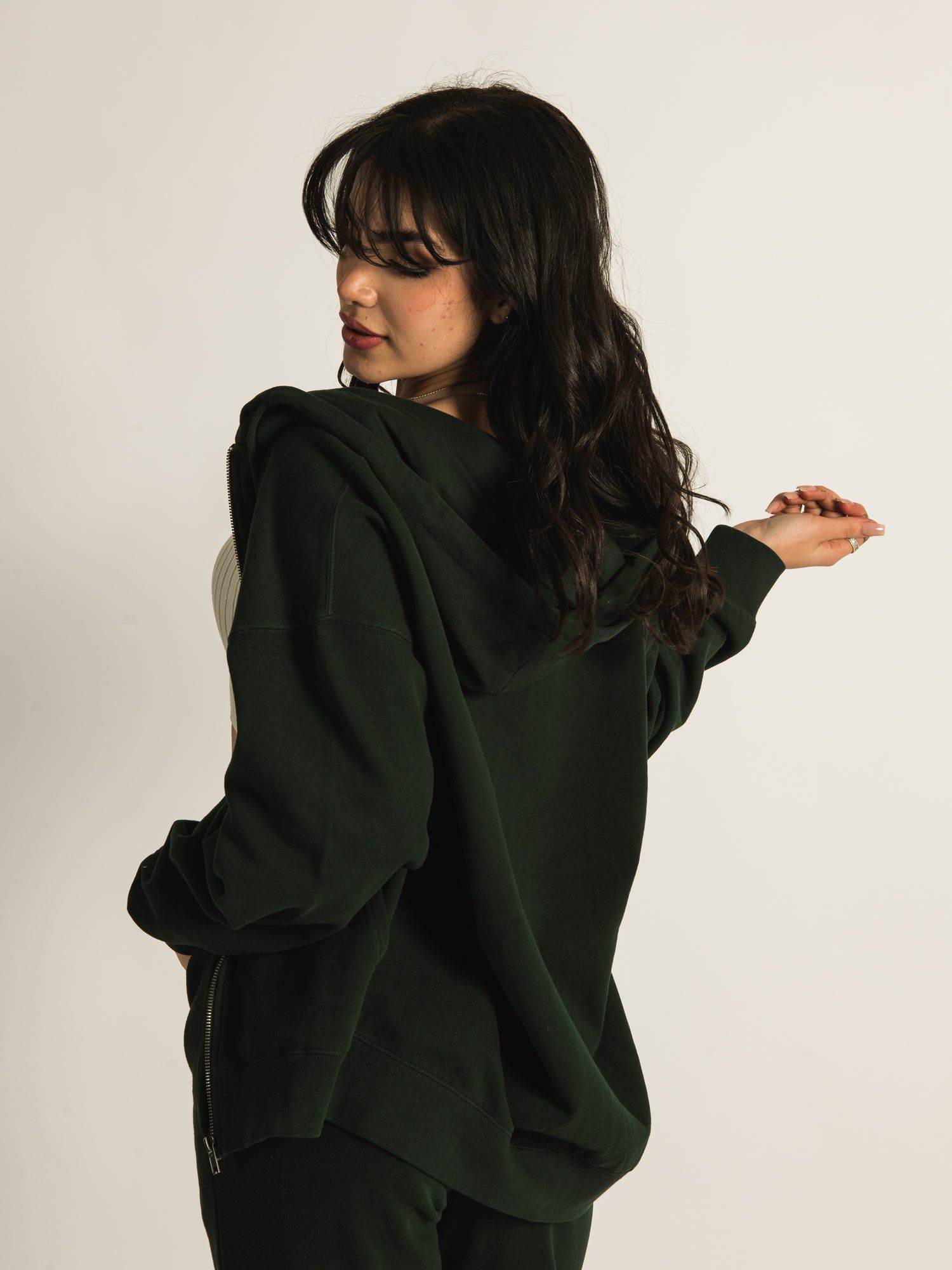 HARLOW MARIAH OVERSIZED ZIP UP HOODIE sold by Harlow product image thumbnail 6