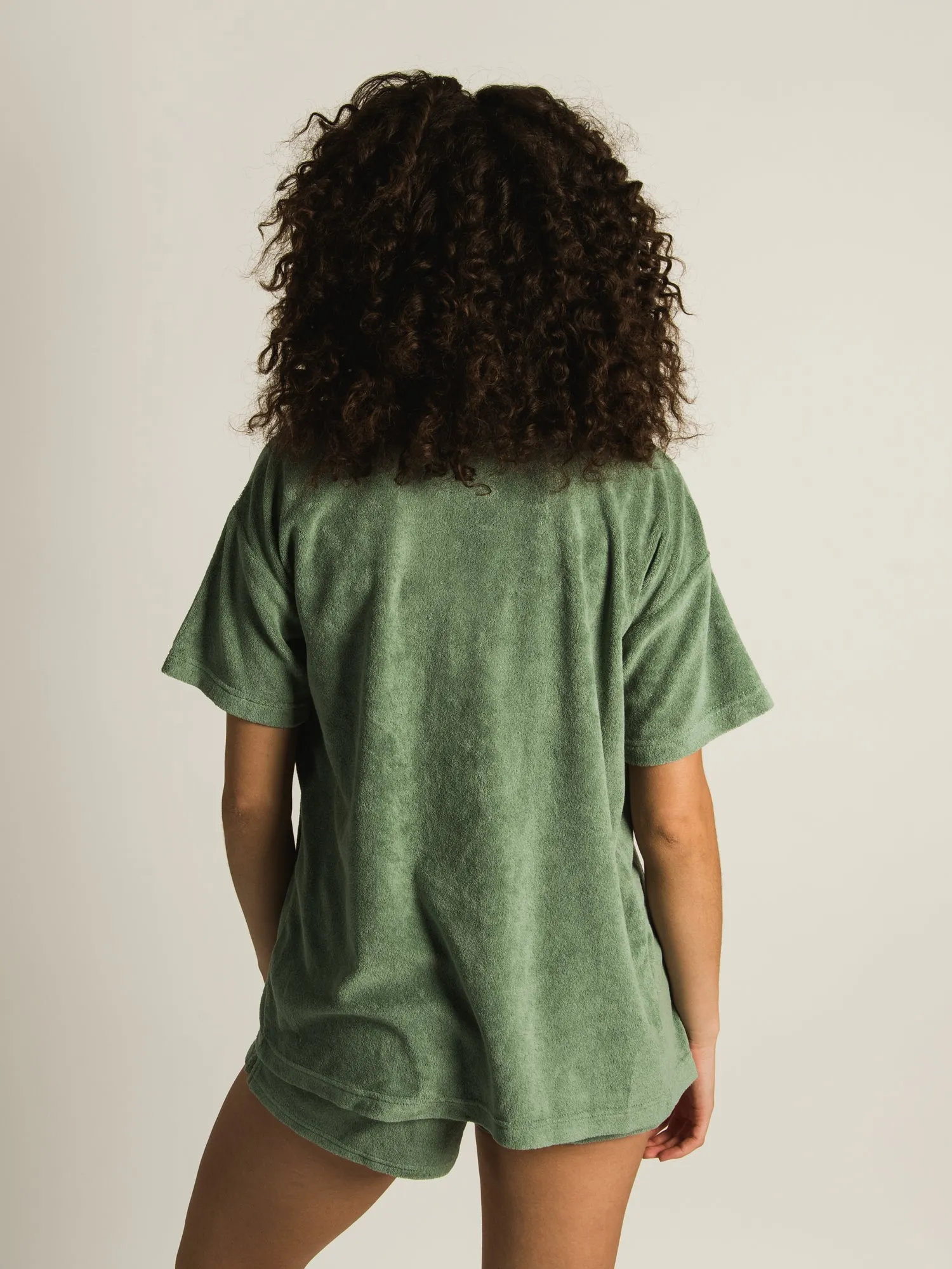 HARLOW TIA TERRY BUTTON UP sold by Harlow product image thumbnail 4