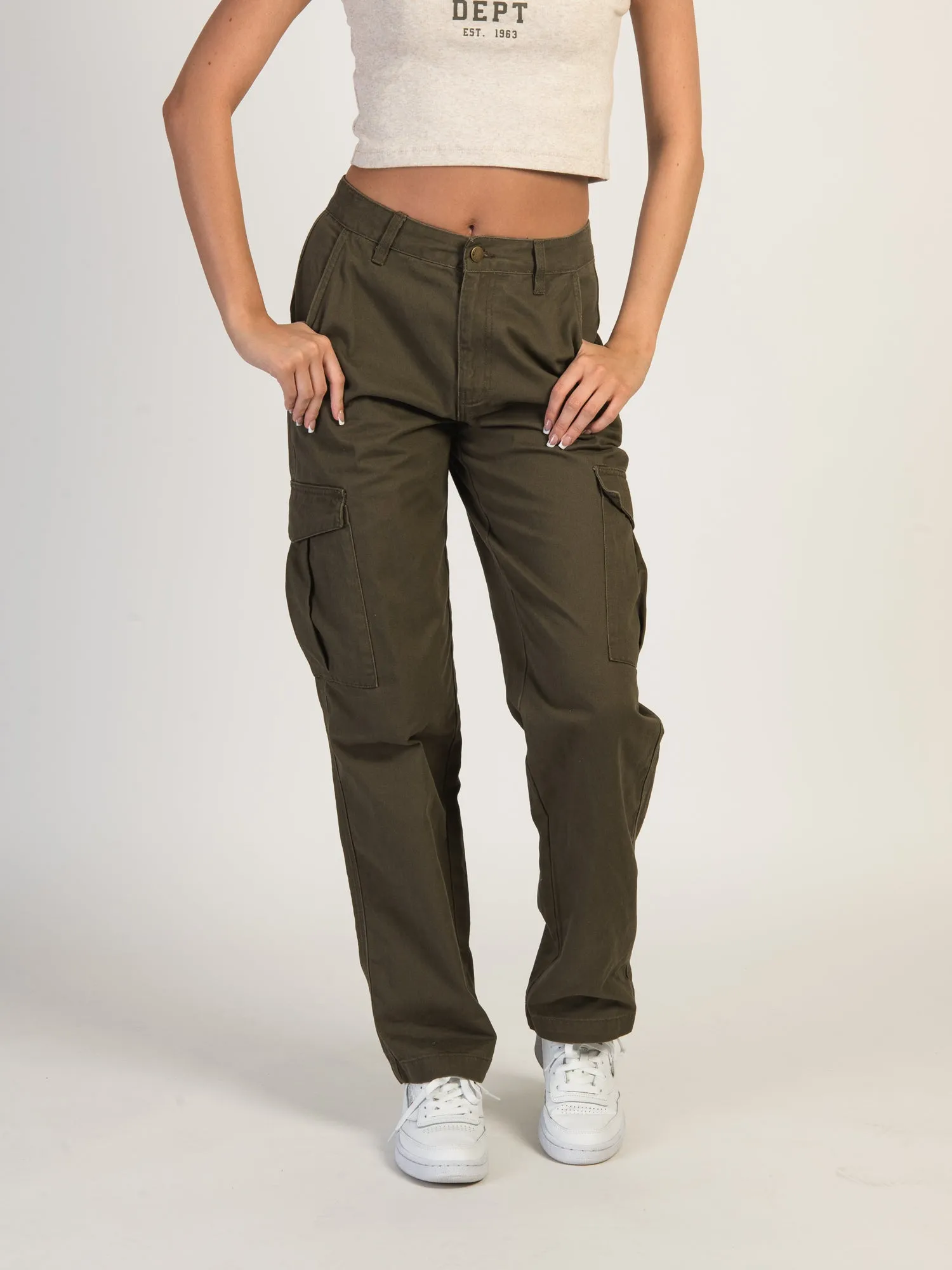 HARLOW DEE STRAIGHT FIT CARGO - ARMY sold by Harlow product image thumbnail 2