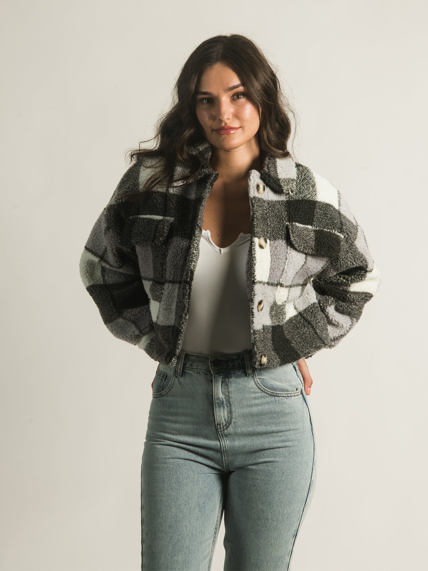 HARLOW DAKOTA SHERPA JACKET sold by Harlow