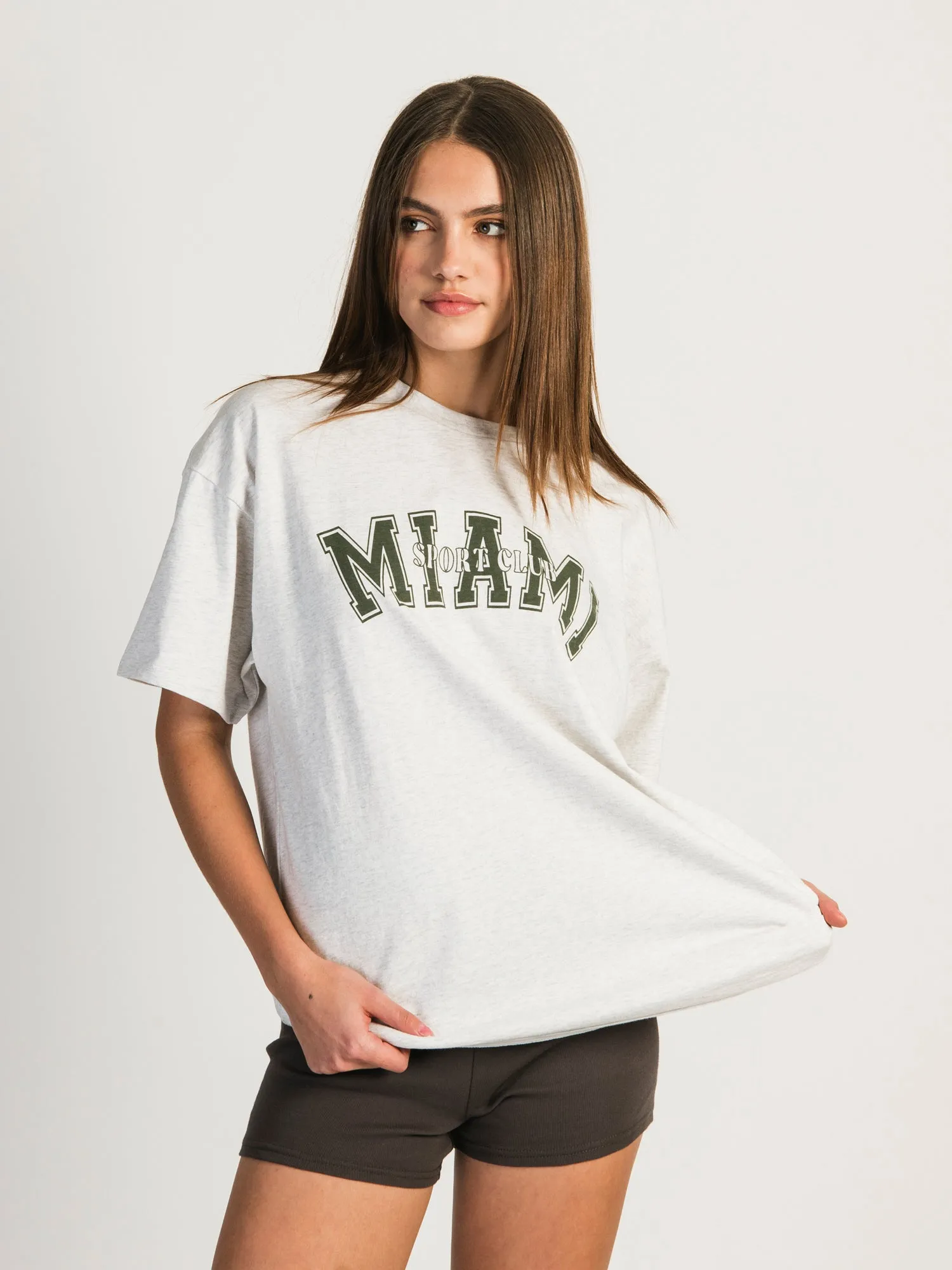 HARLOW SYDNEY OVERSIZED MELANGE TEE - MIAMI sold by Harlow product image thumbnail 3