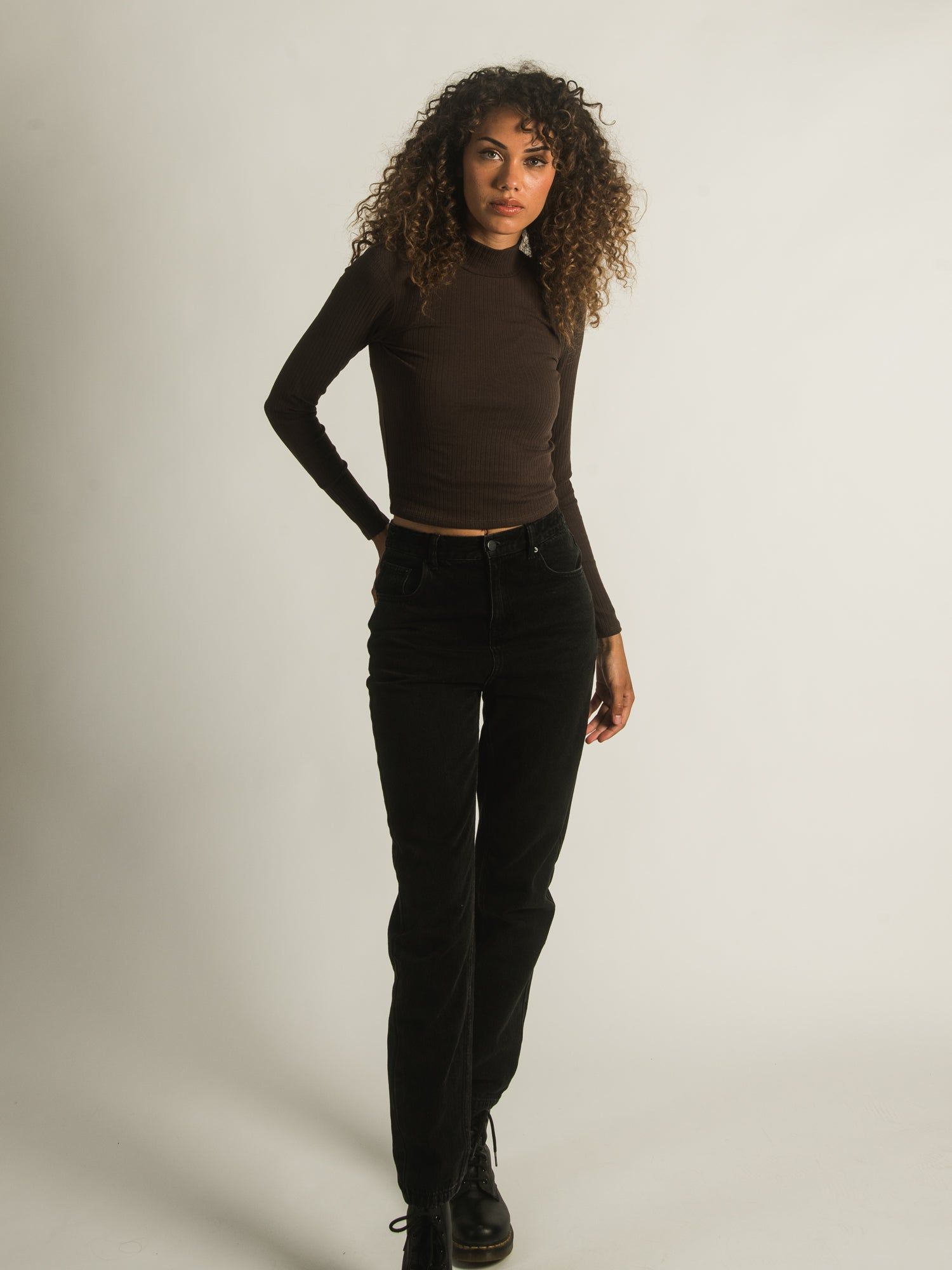 HARLOW PHEOBE LONG SLEEVE MOCKNECK sold by Harlow product image thumbnail 4