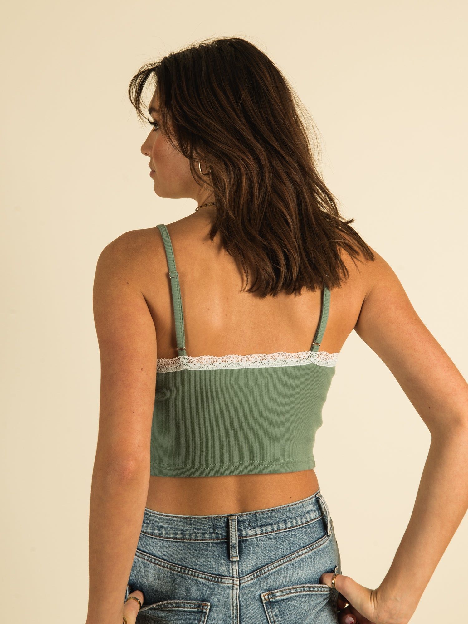 HARLOW LACE V-NECK TANK TOP sold by Harlow product image thumbnail 3