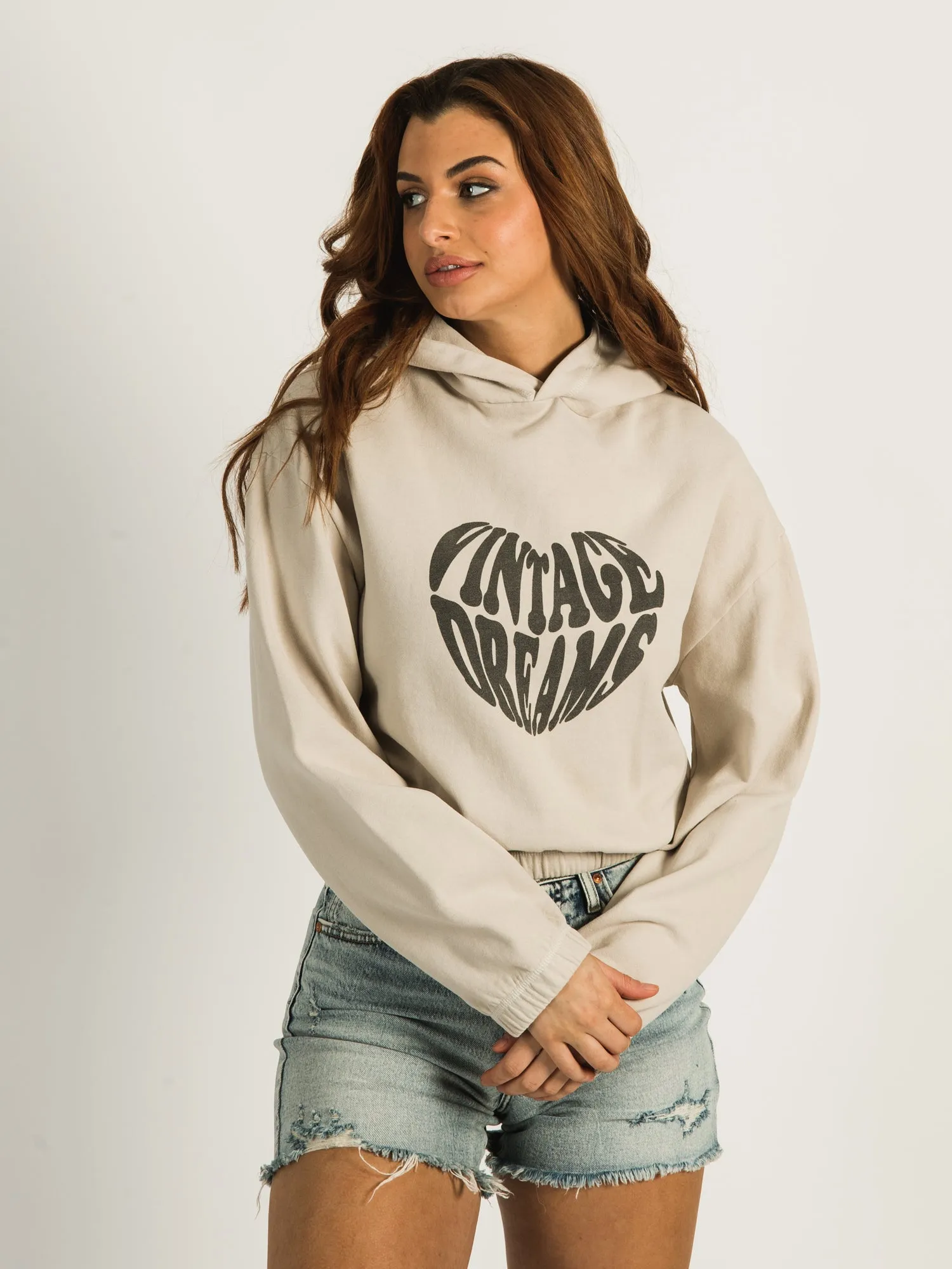 HARLOW HALLE POPOVER SCREEN HOODIE sold by Harlow product image thumbnail 2