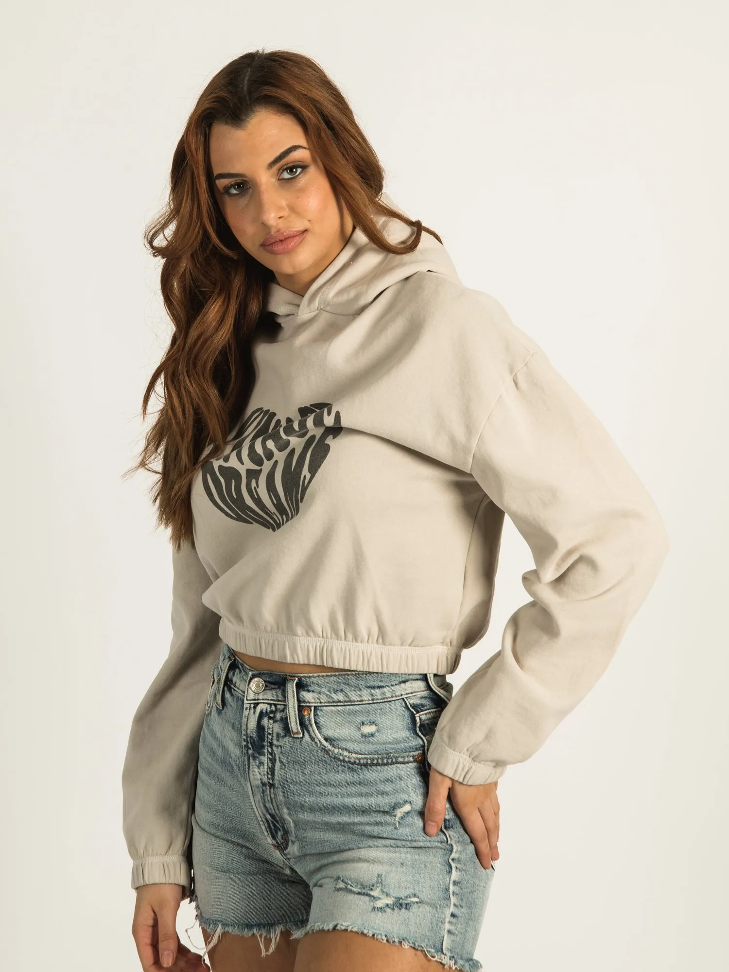 HARLOW HALLE POPOVER SCREEN HOODIE sold by Harlow product image thumbnail 4