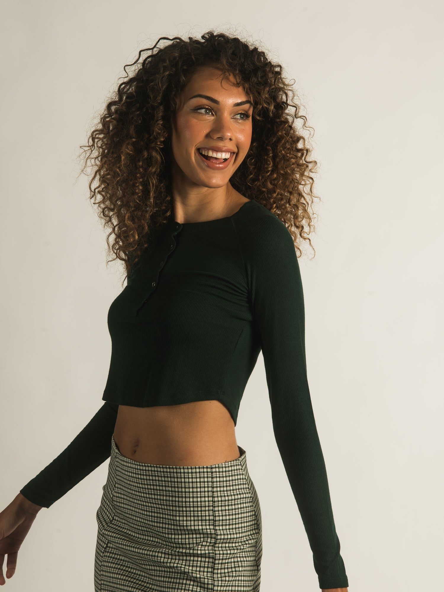 HARLOW MERCEDES LONG SLEEVE HENLEY sold by Harlow product image thumbnail 3