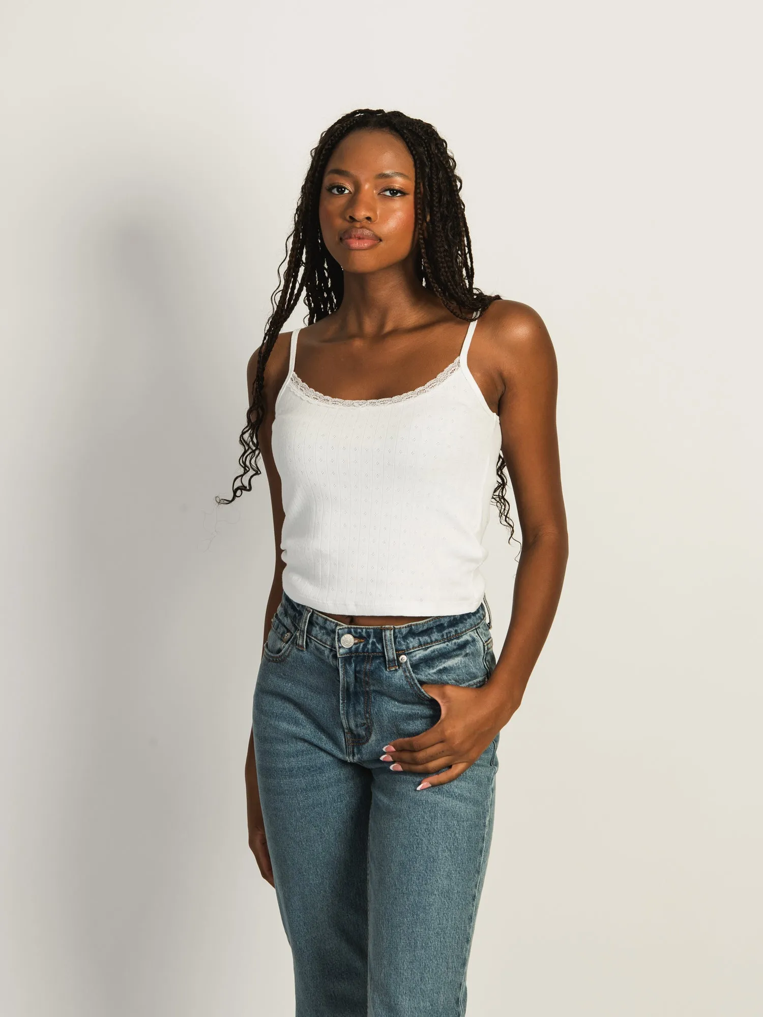 HARLOW MALLORY TANK TOP - OFF WHITE sold by Harlow