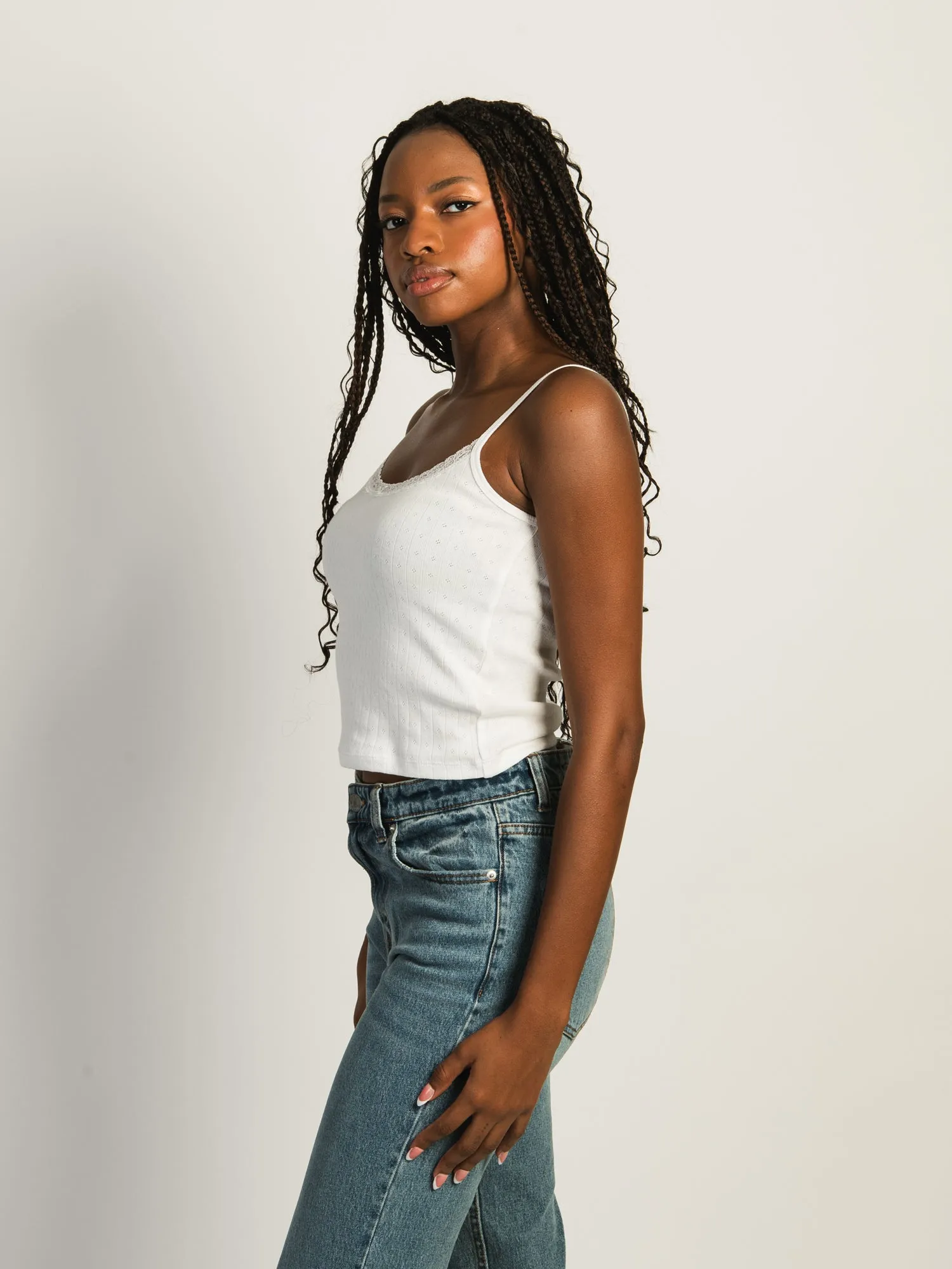 HARLOW MALLORY TANK TOP - OFF WHITE sold by Harlow product image thumbnail 2