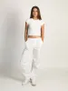 HARLOW BELLA PARACHUTE PANT - WHITE sold by Harlow