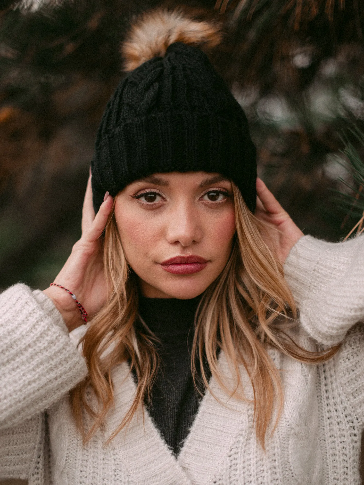 HARLOW LILY FAUX FUR POM sold by Harlow