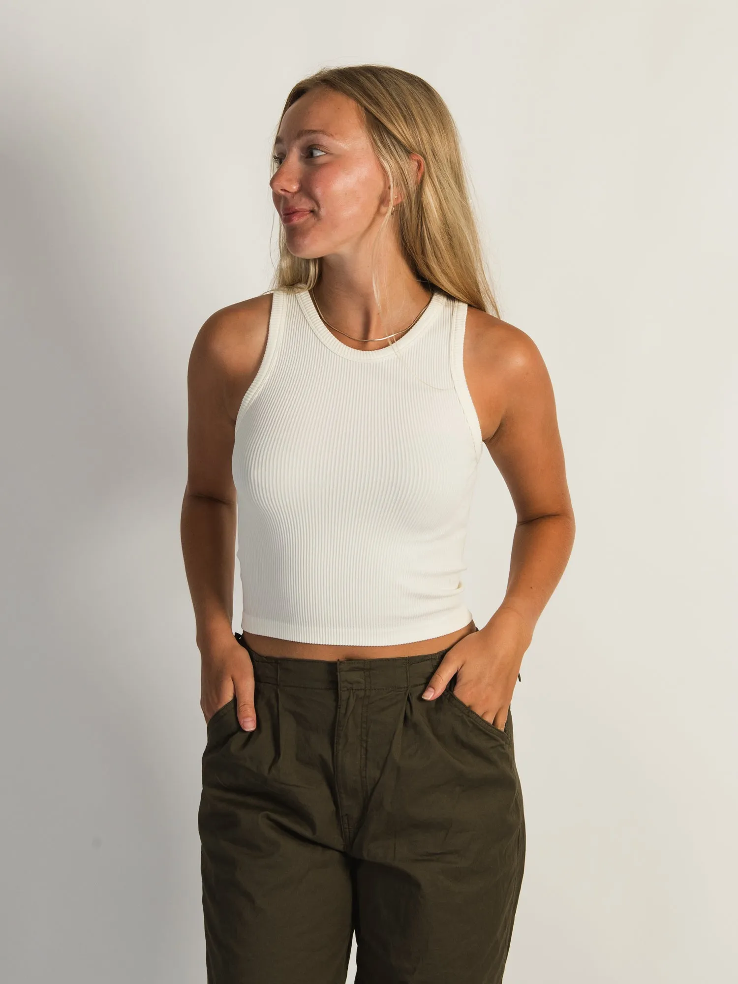 HARLOW MACY TANK TOP - CREAM sold by Harlow