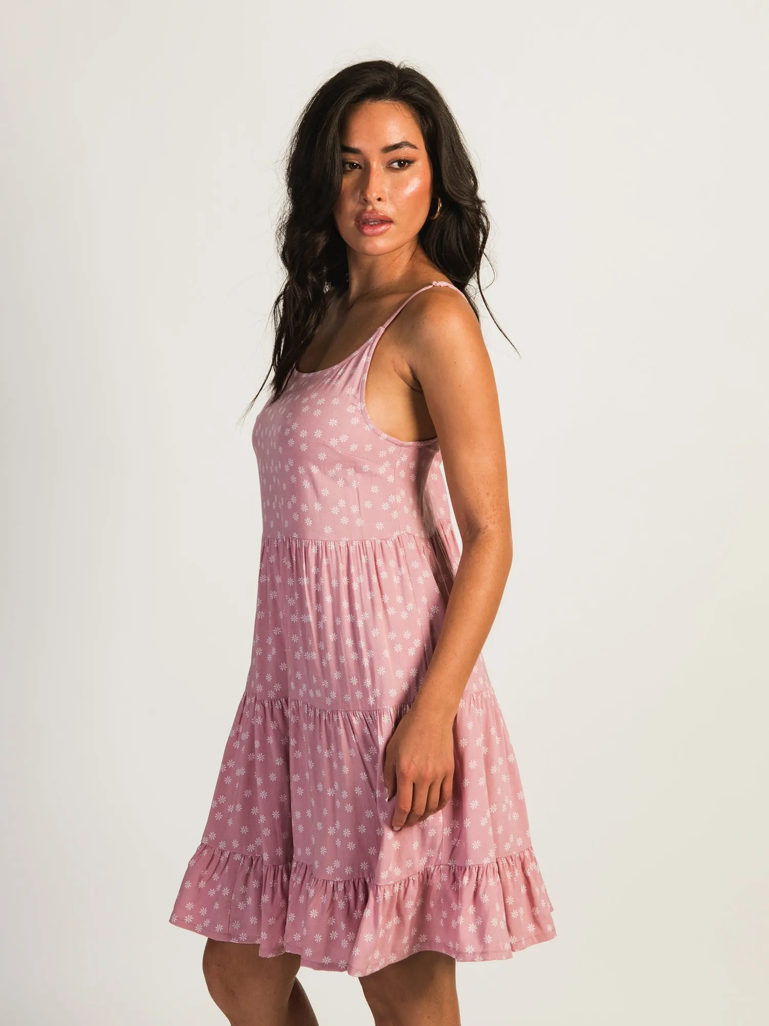 HARLOW TIERED PRINT DRESS - PINK DITSY sold by Harlow product image thumbnail 4