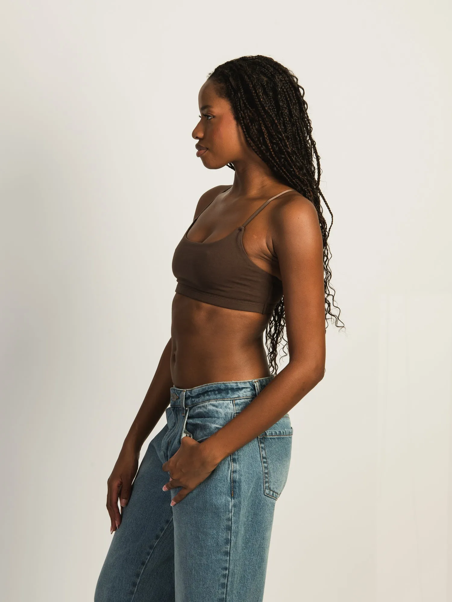 HARLOW CLASSIC SCOOP BRALETTE - CHOCOLATE sold by Harlow product image thumbnail 2