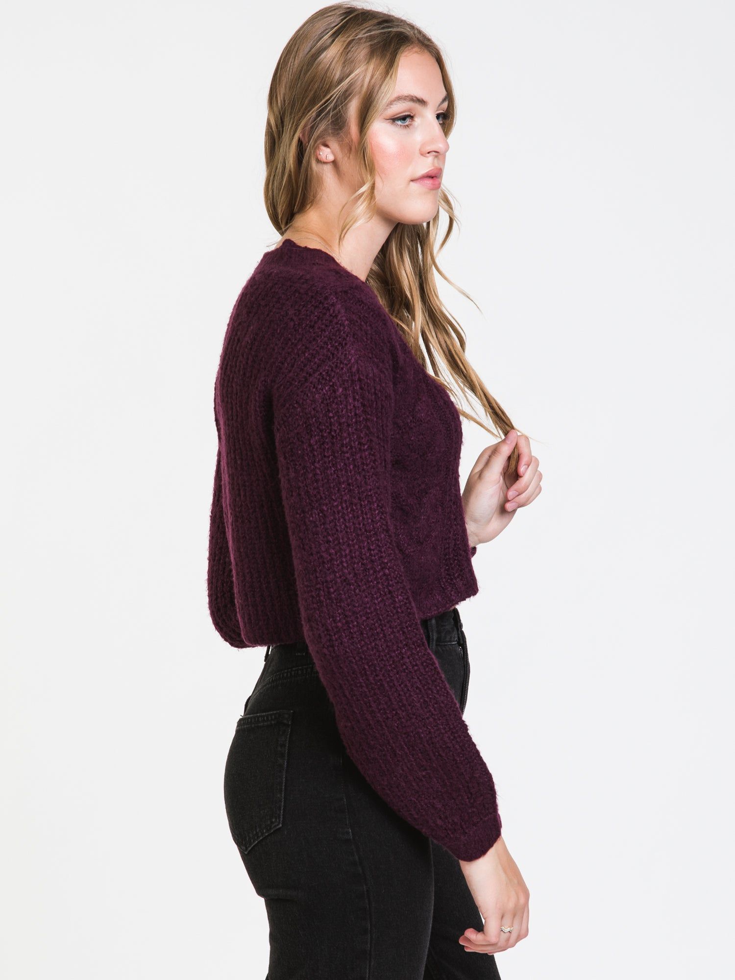 HARLOW CABLE CROPPED CARDI sold by Harlow product image thumbnail 3