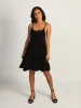 HARLOW TIERED DRESS - BLACK sold by Harlow