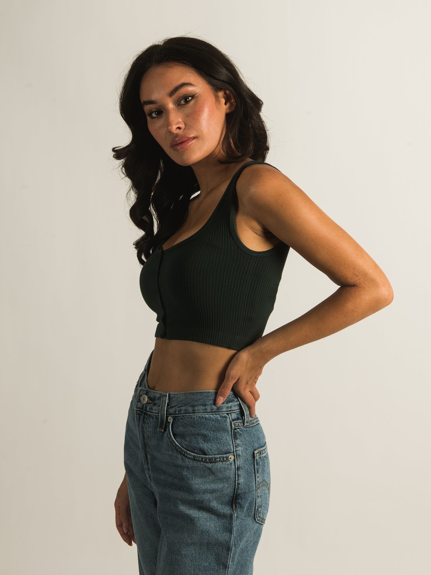 HARLOW RIB SNAP BRALETTE sold by Harlow product image thumbnail 3