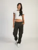 HARLOW DEE STRAIGHT FIT CARGO - CHARCOAL sold by Harlow