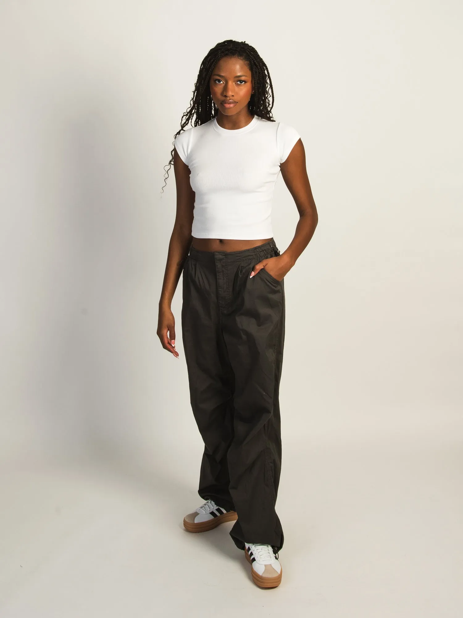 HARLOW PAXTON PARACHUTE PANT - CHARCOAL sold by Harlow product image thumbnail 2