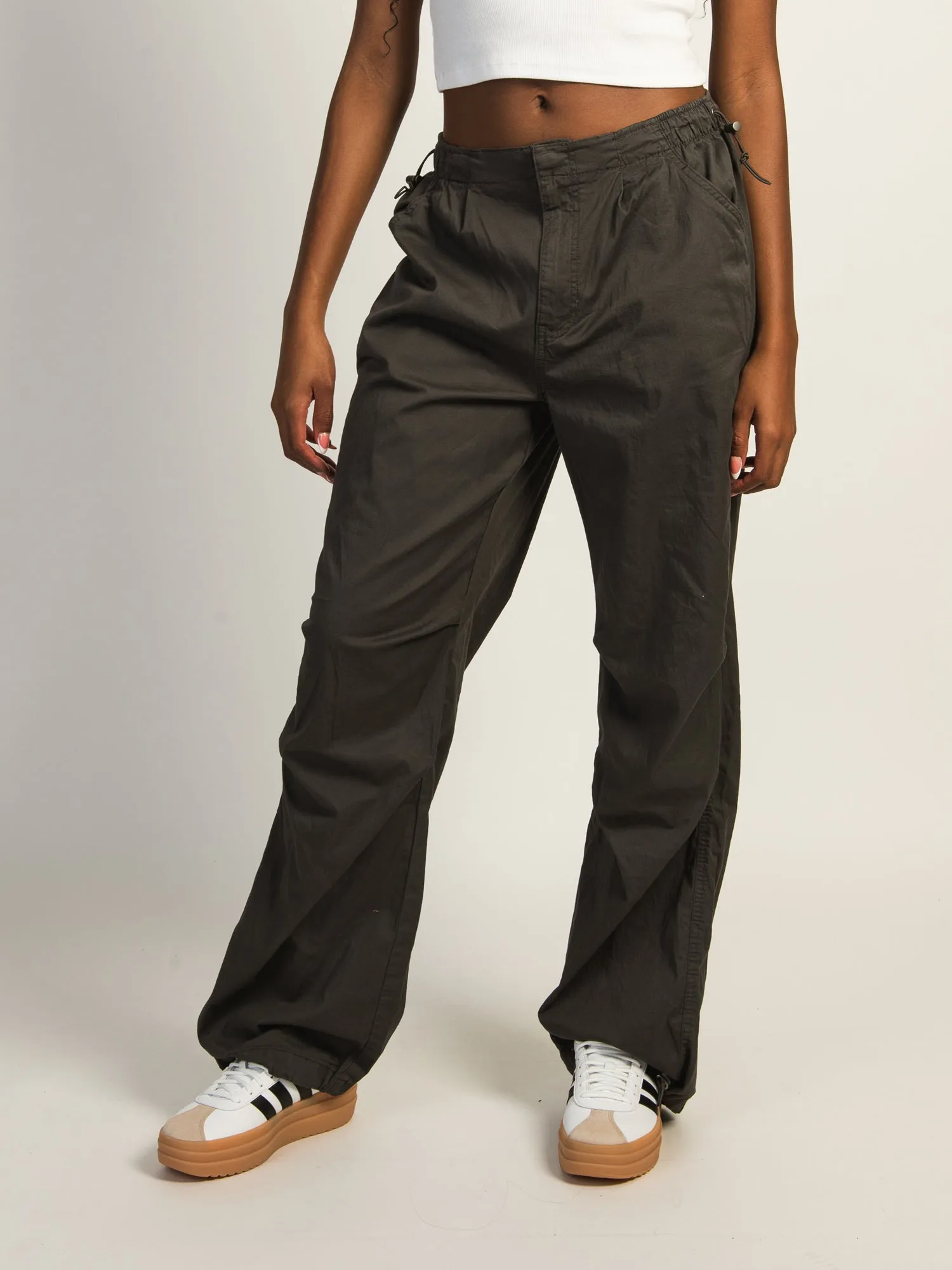 HARLOW PAXTON PARACHUTE PANT - CHARCOAL sold by Harlow