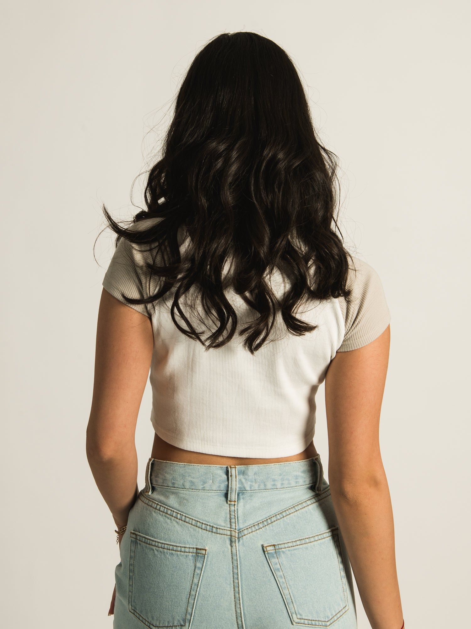 HARLOW COLOURBLOCK SOLID RAGLAN TEE sold by Harlow product image thumbnail 3