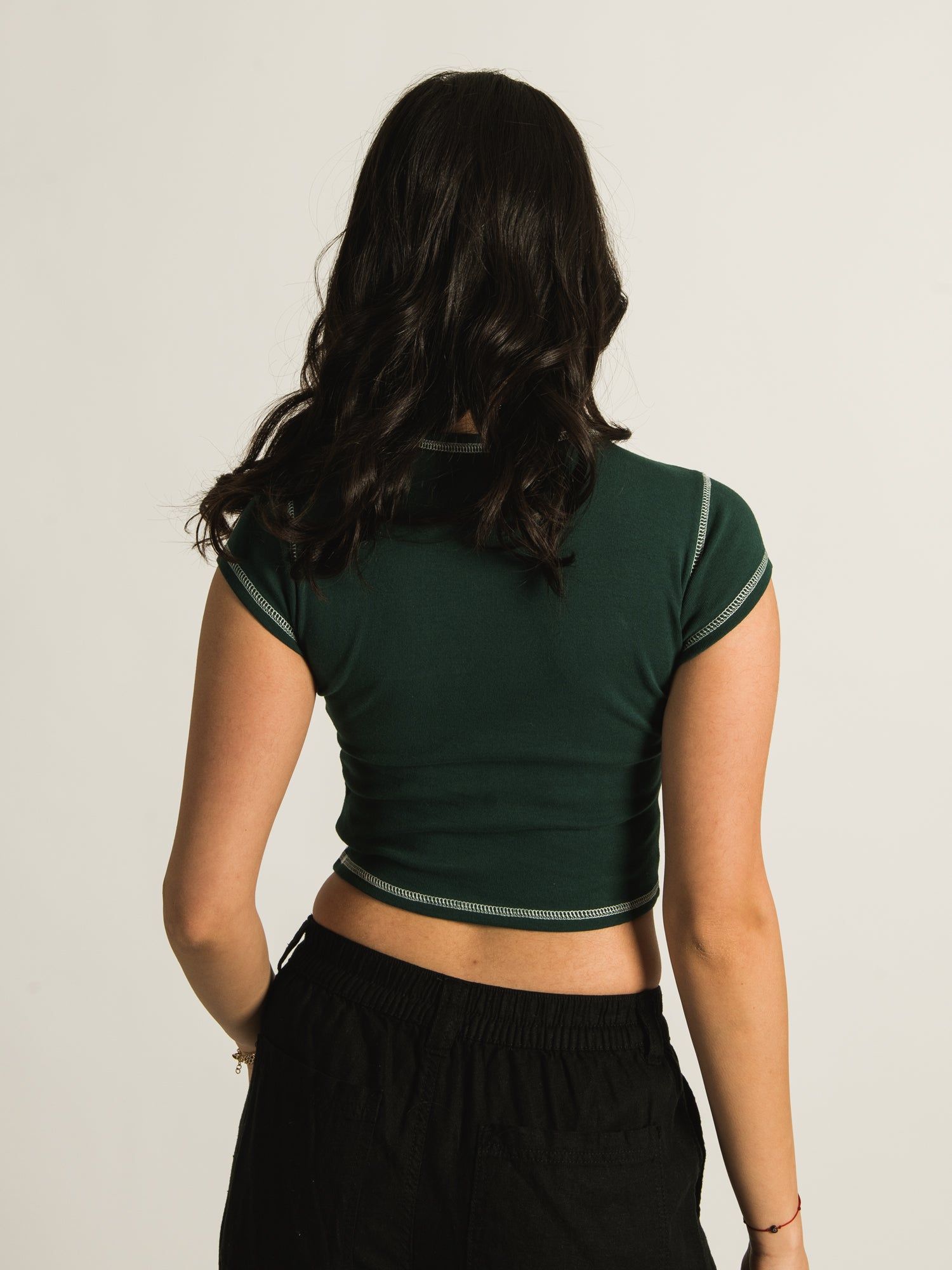 HARLOW CONTRAST STITCH TEE sold by Harlow product image thumbnail 3