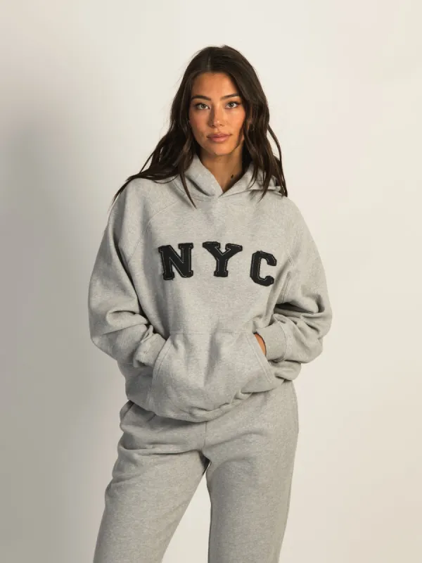 HARLOW CLOUD APPLIQUE HOODIE - NYC sold by Harlow