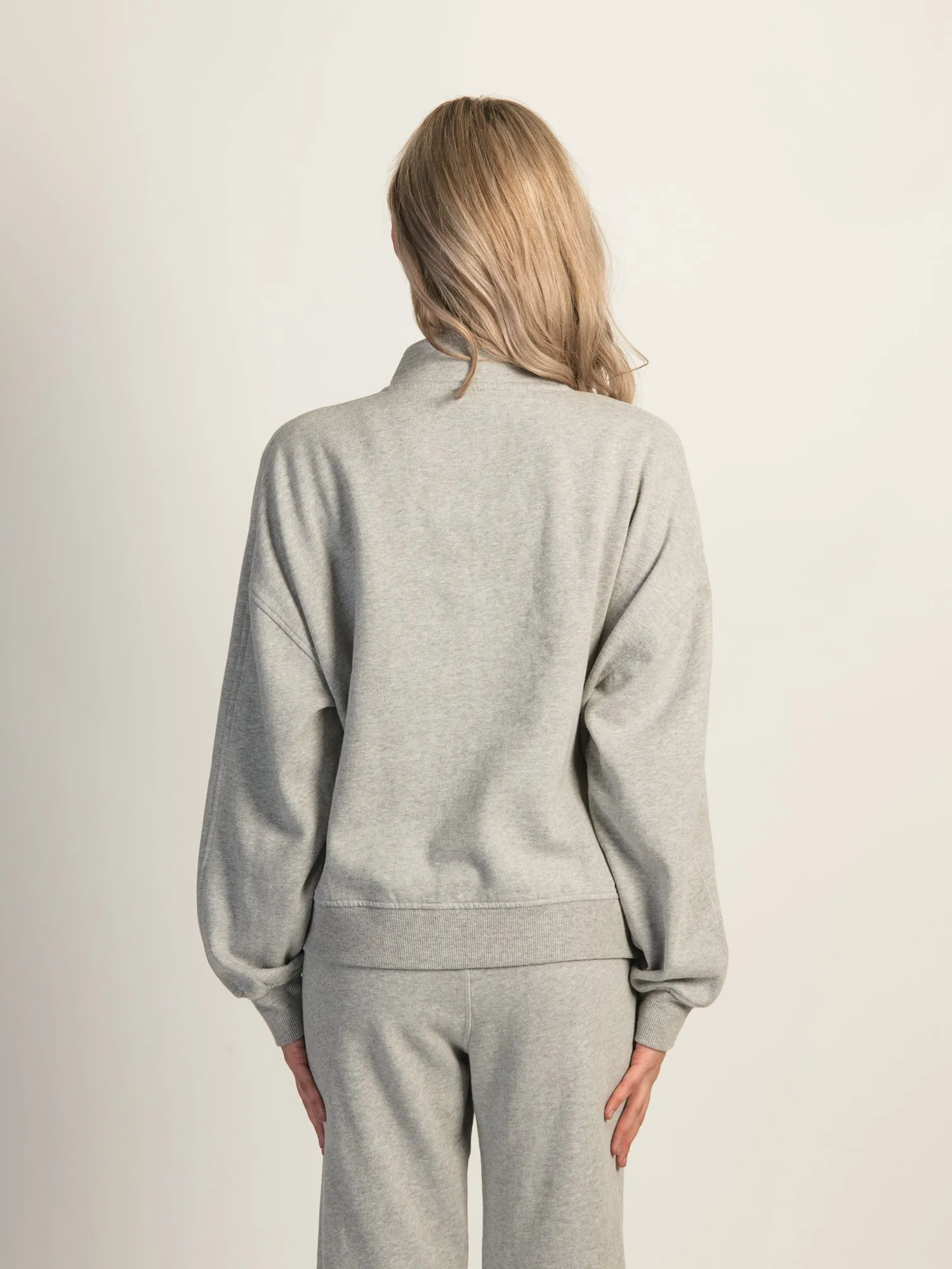 HARLOW HALLIE MELANGE ZIP - HEATHER GREY sold by Harlow product image thumbnail 3