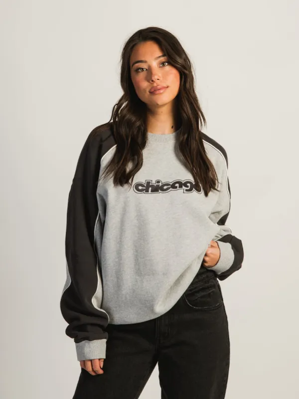 HARLOW ROXY EMBROIDERED CREWNECK - CHICAGO sold by Harlow